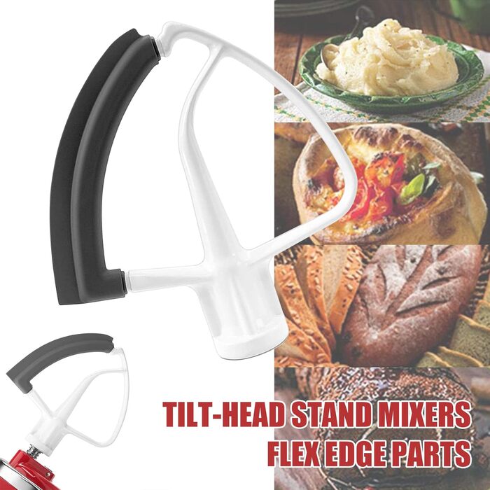 Плоский вінчик Flex Edge для міксера KitchenAid 5 Quart з силіконовою кромкою, насадка для міксера, аксесуар для кухонної машини