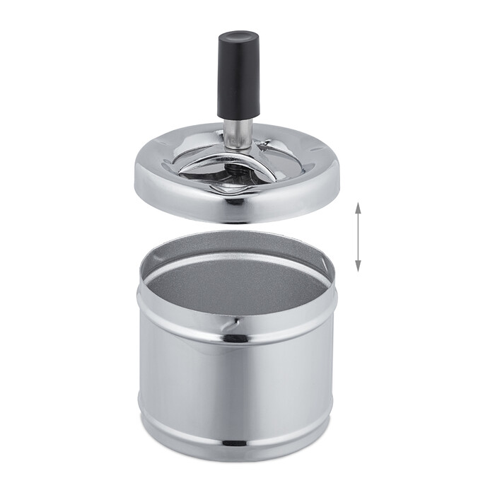 Relaxdays ashtray with lid
