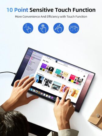 UPERFECT Монітор Портативний 15.6