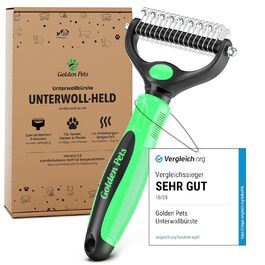 Щітка для вичісування підшерстя собак та котів - щітка для вичісування підшерстя, підшерсткова щітка, гребінець для собак та котів, для довгошерстих тварин, розмір M-L