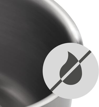 Набір каструль WMF Diadem Plus для індукції, 3 предмети, нержавіюча сталь, скляна кришка, полірована, сріблястий металлік
