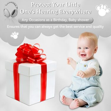 Навушники для захисту слуху Mumba Baby сірого кольору