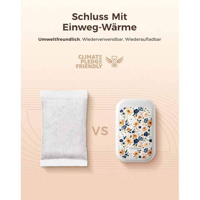 Електричні грілки для рук OCOOPA AI з магнітом, 2 шт., 5000mAh, акумуляторні, ультратонкі, для жінок, подарунок, зима