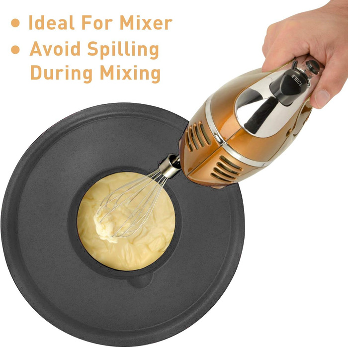 Mixing Bowls 5-Piece Set, Wildone Stainless Steel with Airtight Lids, 3 Grater Attachments, Measuring Markings, and Non-Slip Bottoms, Sizes 5, 3, 2, 1.5, 0.63 QT, ideal for mixing and serving