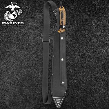 Мачете UNITED CUTLERY USMC Desert OPS з пилкою та чохлом