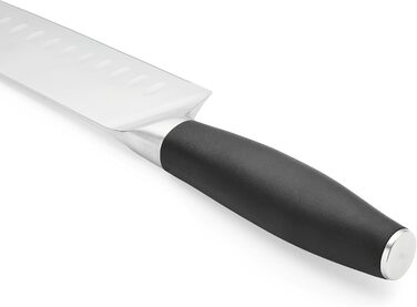 Ніж кухонний Grossman Santoku 29 см з нержавіючої сталі, ергономічна ручка