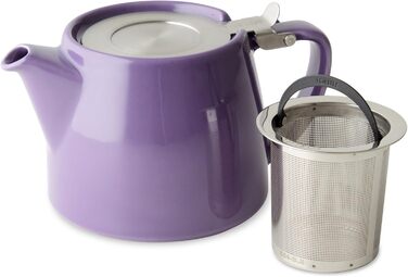 Teapot, 510 ml, white (Purple)