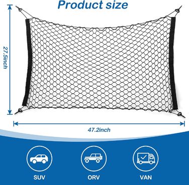 Сітка для собак у машину 120*70 см - захист та безпека для тварин