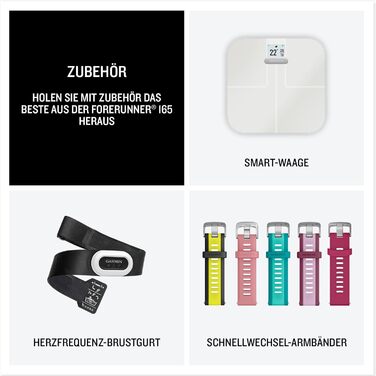 Garmin Forerunner 165 43mm: Розумний годинник для бігу з AMOLED екраном, до 11 днів роботи, 25+ спортивних функцій, рекомендації тренувань та моніторинг здоров'я