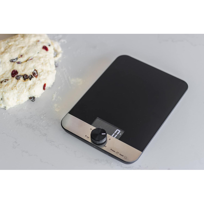 KitchenAid Digital Kitchen Scale with Glass Platform - Weighs Wet & Dry Ingredients - 5000g/5000ml Capacity