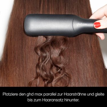 Випрямляч для волосся ghd Max Black - для довгого, товстого та кучерявого волосся