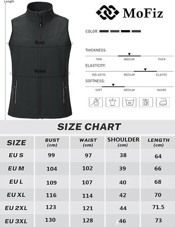 Жіноча софтшеллова жилетка MoFiz для активного відпочинку: трекінг, вандерінг, біг. Сіра, M