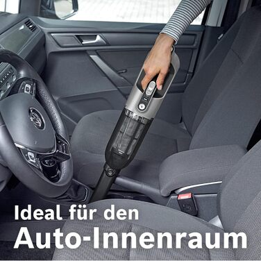 Пилосос Bosch Flexxo 2в1 BBH3P280, бездротовий, акумуляторний, безмішковий, висока потужність, довга автономність, LED-насадка, для всіх типів підлог, темно-сірий, 28В