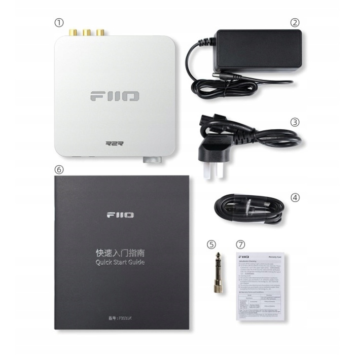 Підсилювач для навушників та ЦАП FiiO K11 R2R (чорний) з балансним виходом 4.4 мм та SE