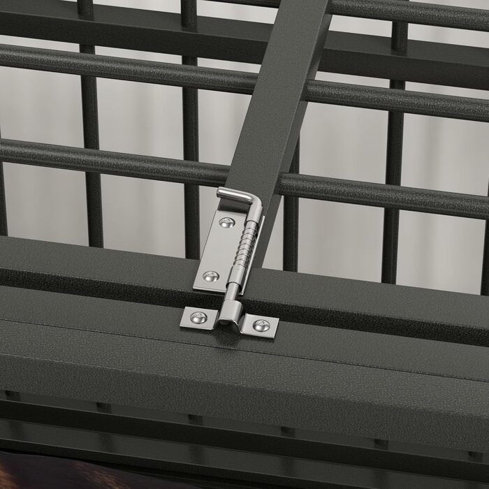 Клітка для собак PawHut з замком, подушкою та столиком, 80 x 56 x 63 см (чорний)