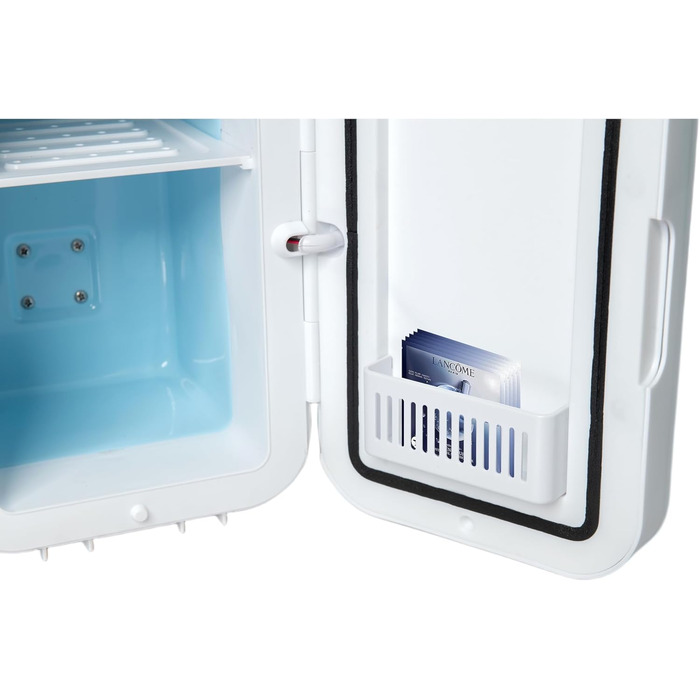 Компактний міні-холодильник DMS 6L з нагріванням, 220-240V, 12V, LCD, Touch, для дому та офісу (білий)