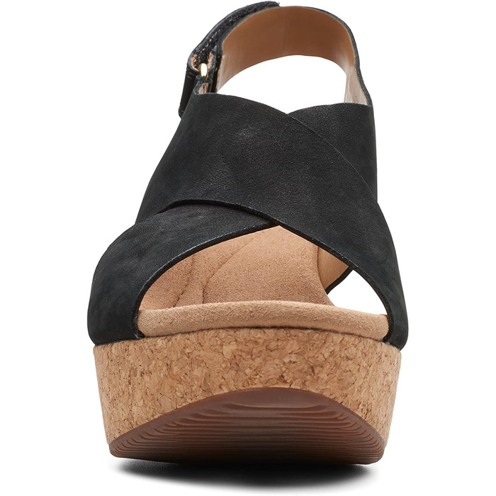 Босоніжки Clarks Annadel Eirwyn на підборах, чорні, нубук, 40 EU