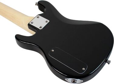 Дитячий електрогітарний набір YMC, 76.2 см, з підсилювачем 5 Вт, Gigbag, ремінь, кабель, струни, медіатори та ключ, Чорний