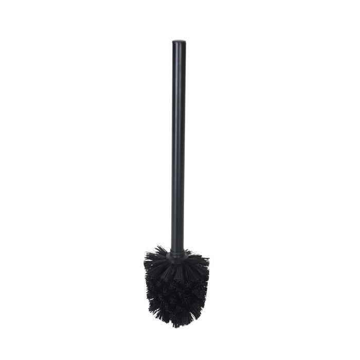 Relaxdays Bamboo Toilet Set - Black 2in1