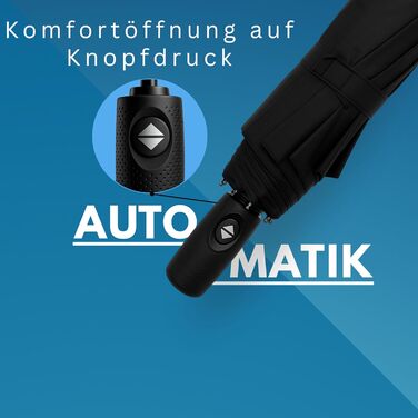 Стійкий до вітру парасолька Rainroyal: 3 розміри (95, 100, 105 см), автоматичний, компактний, для подорожей та повсякденного використання, для жінок та чоловіків, колір - зелений