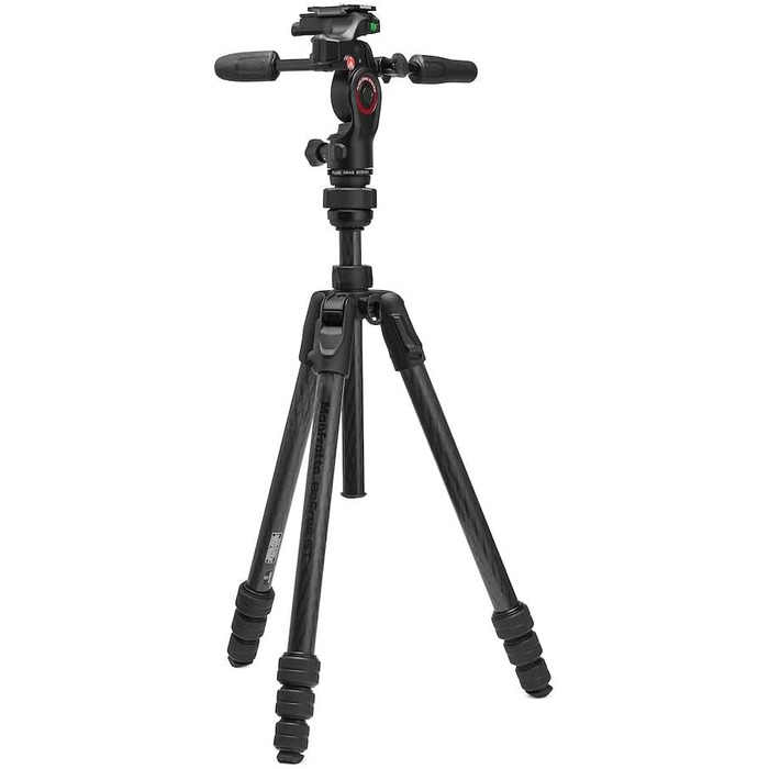 Штатив Manfrotto Befree Advanced 3-Way з тріножкою та рідинною головкою для камер та відеокамер до 6 кг, алюміній, фотоаксесуари для DSLR, CSC, Mirrorless, фото та відео