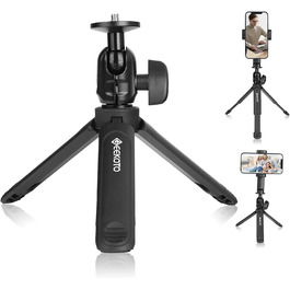 Штатив для камери GEEKOTO 77” з моноподом, 360° кульковою головкою, для DSLR, до 8кг, чорний (VT01)