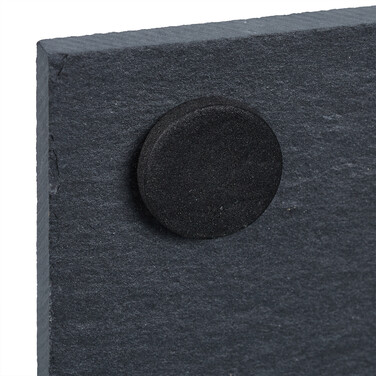 Relaxdays Slate Coasters, 10-Piece Set
