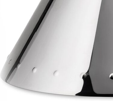 Alessi stainless steel kettle with handle and bird-shaped PA whistle, light blue, 4.4 x 25 x 4.4 cm, Blue Blue Stainless Steel