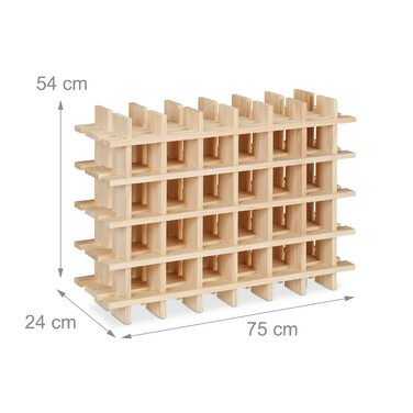 24-Bottle Wine Rack