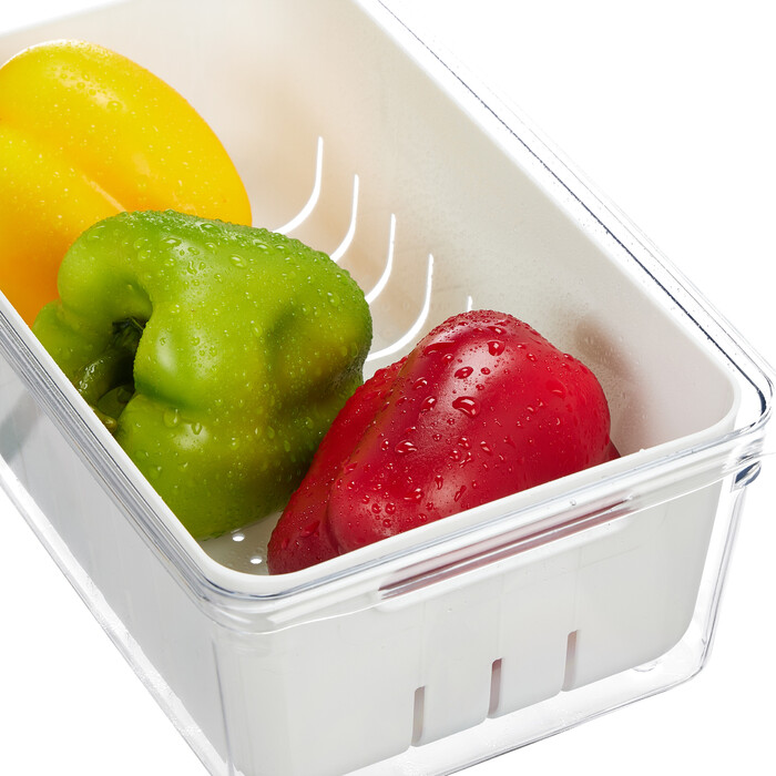 Relaxdays Refrigerator Organizer 2-Piece Set