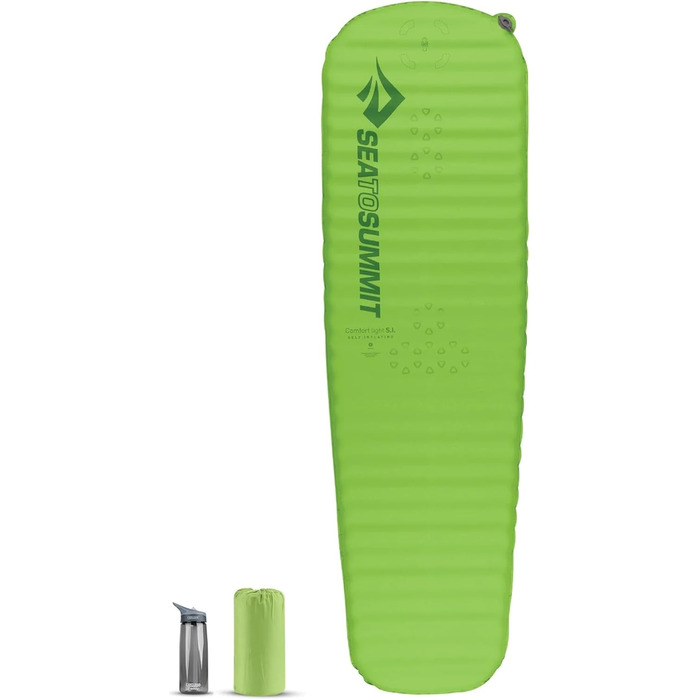Килимок для кемпінгу Sea to Summit Comfort Light Self Inflating - Green Regular