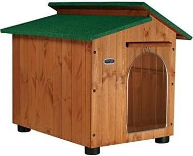 Будка для собак з масивного дерева, модель Alpi A – для Чихуахуа/кота, 45x60xH48 см, Made in Italy