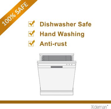 Набір столових приборів на 6 осіб, 24 предмети, чорний, нержавіюча сталь 18/10, з титановим покриттям, сучасний дизайн, ніж з двостороннім лезом, для мийки в посудомийній машині