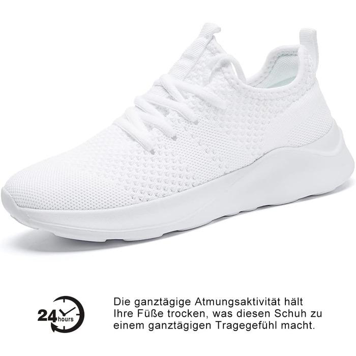 Жіночі кросівки для бігу та занять спортом, білі, дихаючі, легкі, розмір 39 EU