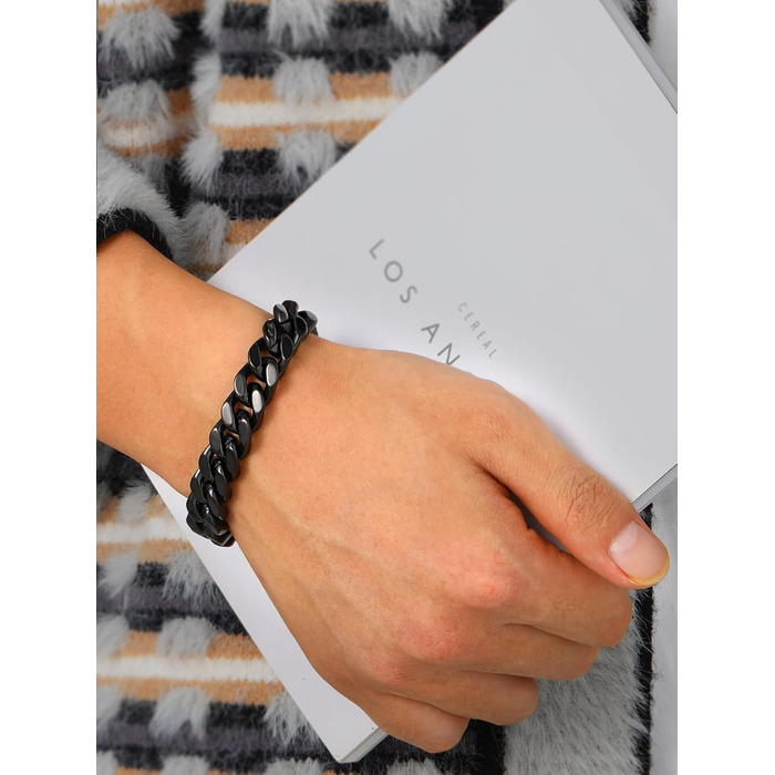 Чоловіча ланцюжок Panzerkette Miami з нержавіючої сталі Bestyle 19/21/23 см, 12.5 мм (з подарунковою коробкою)