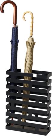 Підставка для парасольки Yamazaki 2361 BRICK, чорна, сталева, мінімалістична, 30 x 10 x 43 см