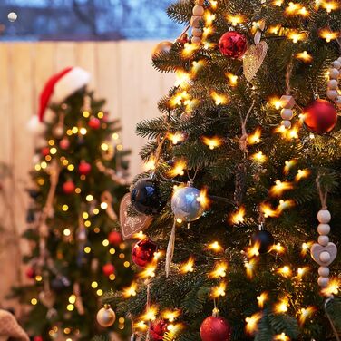 LED гірлянда 100 метрів, 800 LED, тепле біле світло - для декору дому, саду, вечірки, весілля