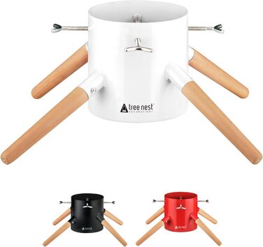 Підставка для ялинки Tree Nest - міцна, з водосховищем, для великих ялин (до 3м), діаметр 20.5 см, білий колір