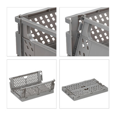 Set of 2 Collapsible Storage Boxes