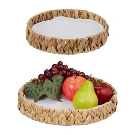 Set of 2 Water Hyacinth Fruit Bowls