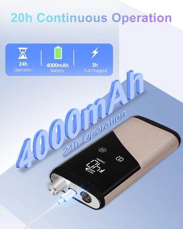 Професійний фрезер для нігтів ENGERWALL M95G: 40000 об/хв, акумулятор 24 год, бездротовий, з LCD, для гелю та акрилу