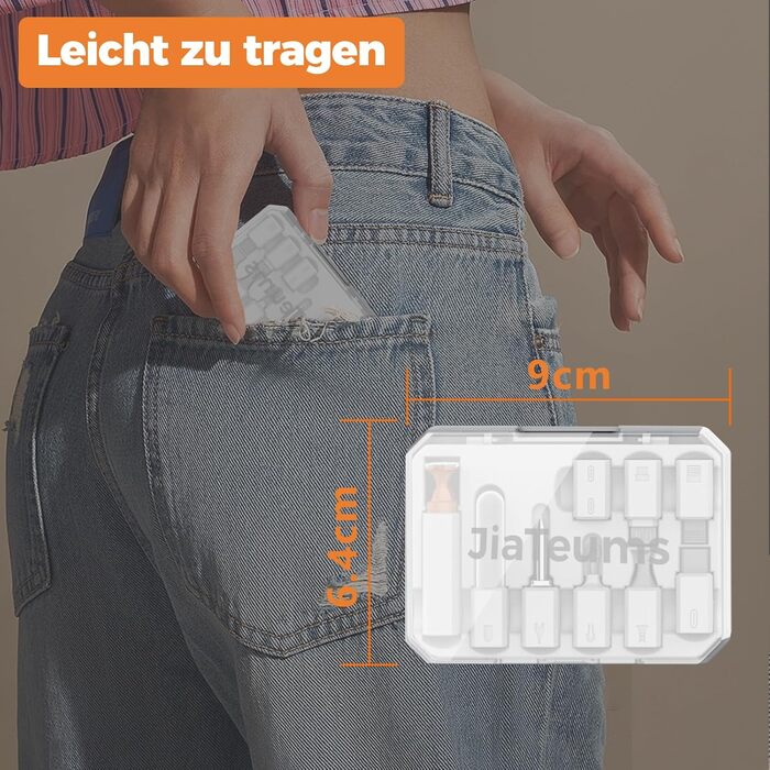 Набір інструментів для ремонту iPhone, Airpod, телефону, ноутбука: JiaTeums, USB Type-C, Lightning, чорний/білий