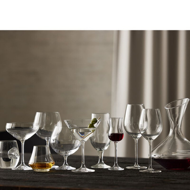 Келихи для білого та червоного вина Lyngby Glas Juvel, прозорі, 90 мл, 4 шт.