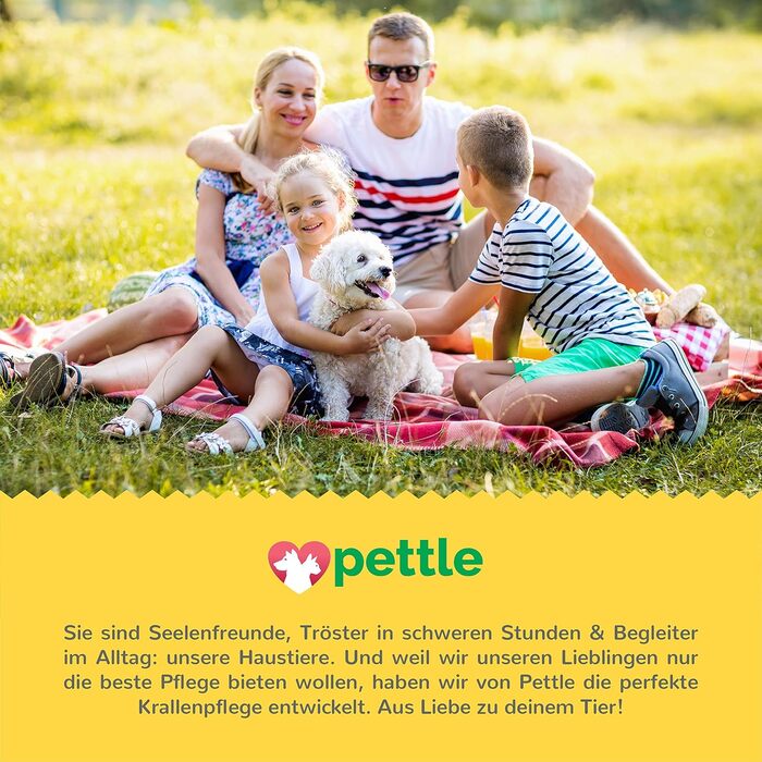 Професійний триммер для собак, котів та дрібних тварин Krallenschere: безпечні леза з нержавіючої сталі, щипці для стрижки, пилка та E-Book з догляду за кігтями