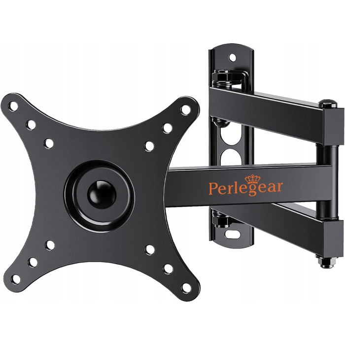 Поворотний кронштейн для телевізора Perlegear, навантаження до 20 кг, VESA 75x75/100x100