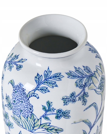 Ваза Beliani з порцеляни, 13 x 35 см