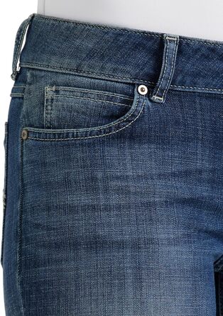 Жіночі джинси Wrangler Western з еластичним поясом та прямими штанинами 7x34, темно-синій колір