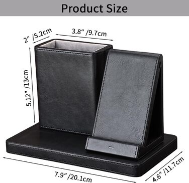 KINGFOM 3-в-1 Індукційна Зарядна Станція: для iPhone, iWatch, AirPods - Чорний