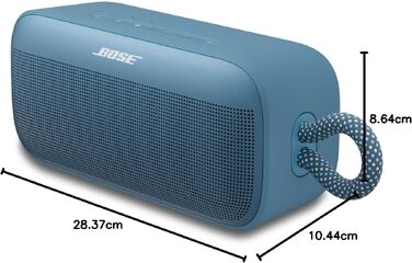 Bose SoundLink Plus: Портативна Bluetooth колонка для вулиці, чорний (Blue Dusk), до 20 год роботи