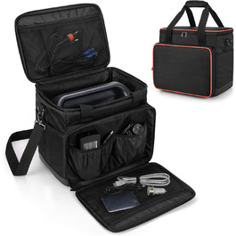 Сумка для генератора Trunab, три розміри, сумісна з Jackery Explorer 160/240/300/500/1000 та ALLPOWERS S300/R600/R700, дорожня сумка для портативної електростанції з кишенями для кабелів і аксесуарів